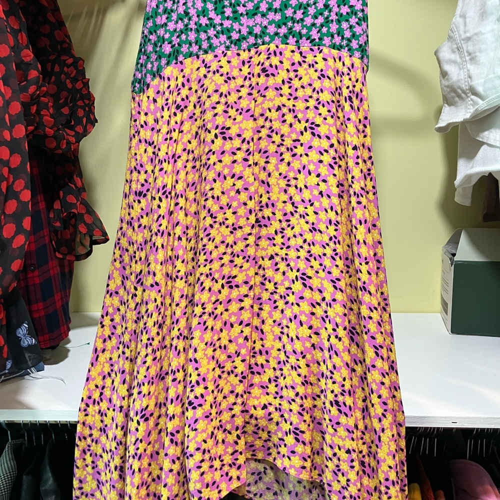 Topshop Floral Multicolor Women's Skirt Size 4 EUC